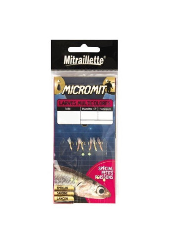 Mitraillette Micromit Larves Multicolores Nº4